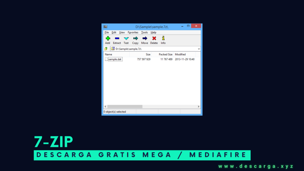 7-Zip Descarga Gratis por mega