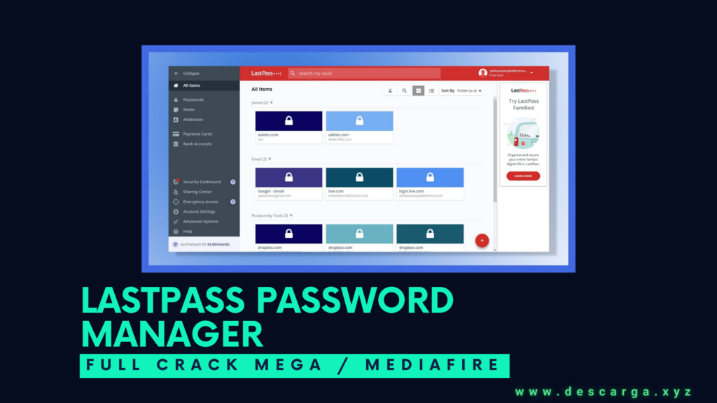 LastPass Password Manager FULL! CRACK Descarga gratis por MEGA 2024